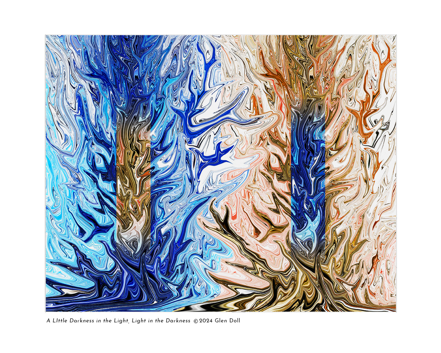 "A Little Darkness in the Light, Light in the Darkness"